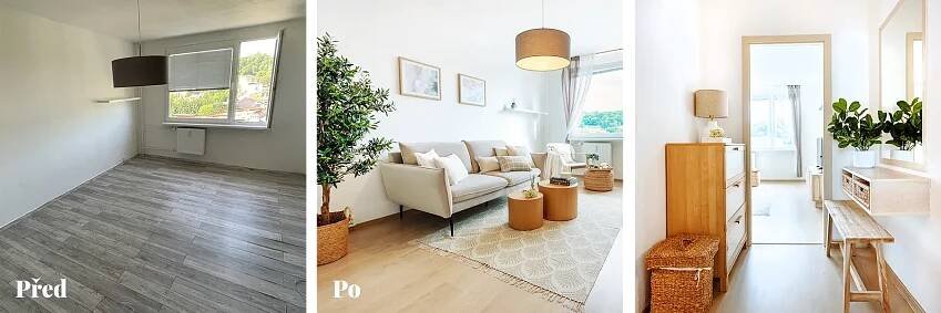 Home staging od realitní kanceláře 3P Bydlení