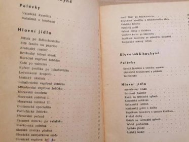 Speciality české, moravské a slovenské kuchyně  - Knihy a časopisy
