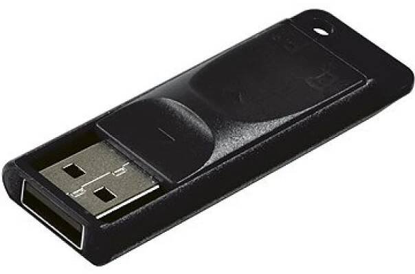 VERBATIM USB flash disk , 2.0, 64GB , Slider , černý, 98698 | PeKro spol. s r.o.