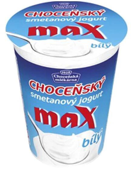 Jogurt smetanový max bílý Choceňský, Choceňská mlékárna v akci levně | Kupi.cz