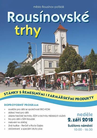 ROUSÍNOVSKÉ TRHY - Oficiální stránky města Rousínov