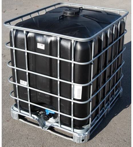 IBC 1000L REKO 15cm černá na pozinku/plastu/mix