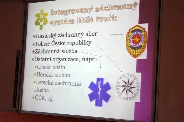 Projektový den Ochrana člověka za mimořádných událostí – teoretická příprava - ZŠ Sportovní