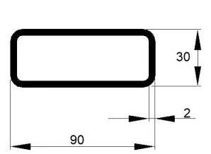JEKL 120x80x10 / 6m