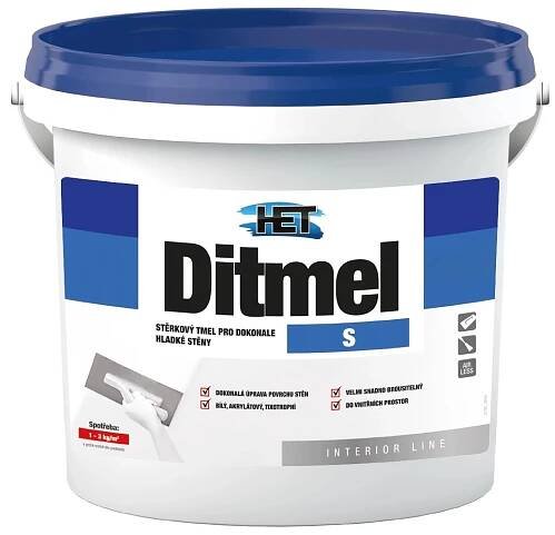 HET Stěrkový tmel pro plošné nanášení Ditmel S 1,5 kg