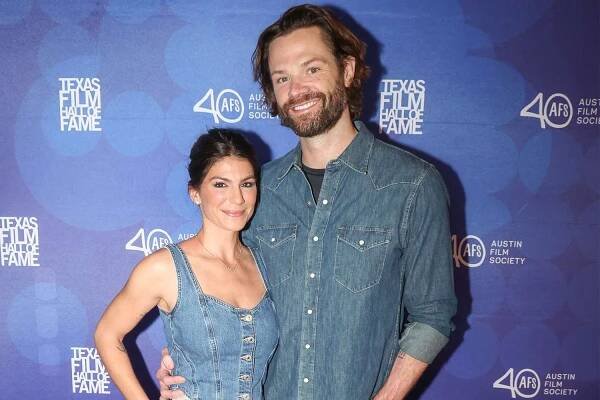 Genevieve Padalecki and Jared Padalecki attend the 25th Annual Texas Film Awards at Distribution Hall on March 06, 2025 in Austin, Texas. 