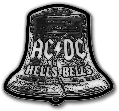 Nášivky, nálepky, odznaky: AC/DC Hells Bells Odznak