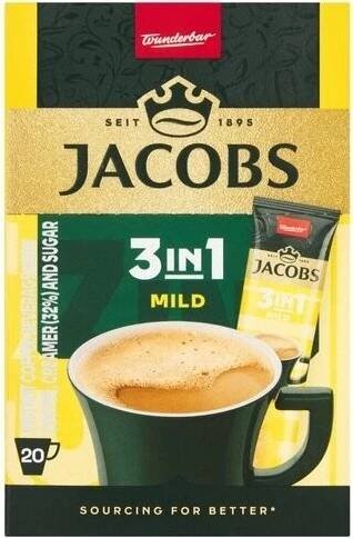 Jacobs 3v1 Mild 20 x 11,1 g