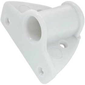 Držák havlinek PVC bílý,prům.19mm,v.44mm