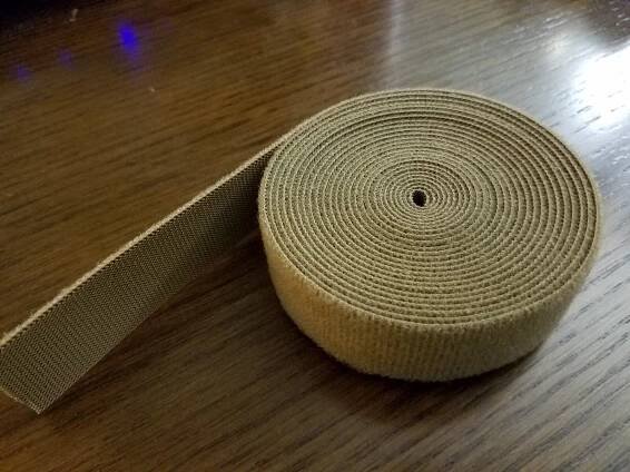 SUCHÝ ZIP® značka ONE-WRAP® popruh oboustranný 1" X 12 stop (4 yardy) kojotově hnědá