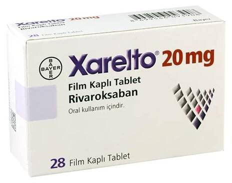 Xarelto 20 Mg 28 Film Kapli Tablet