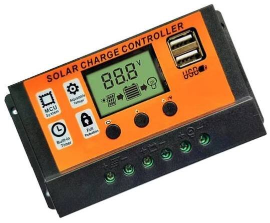PDTO 12/24V 100A MPPT ovladač solárního panelu Regulátor baterie Duální USB automatické ostření