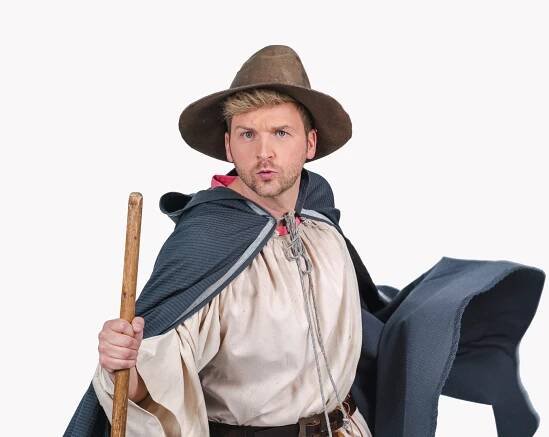 Moderator Johannes im Rollenspiel (Foto: SWR, Christian Koch)