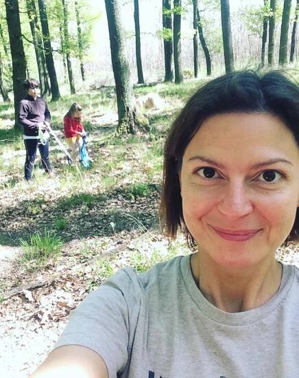Herečka Lujza Garajová-Schrameková.