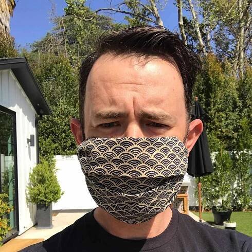 Colin Hanks Shows Fans How to Make a Sewing-Free Face Mask After Dad Recovers from Coronavirus