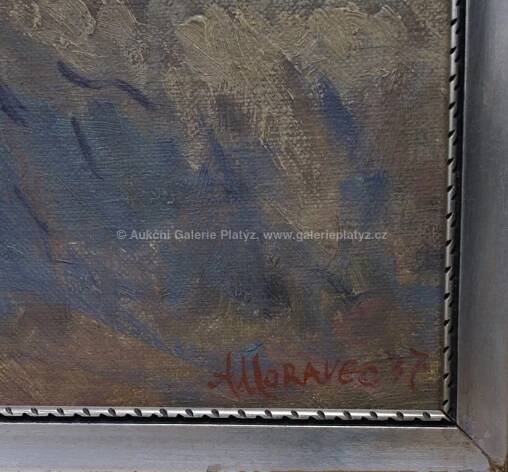Alois Moravec / Z okolí Březnice - detail aukce « Aukce « Aukční Galerie Platýz