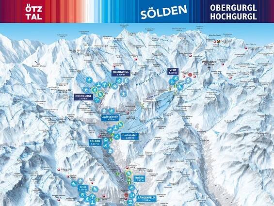 Skiing Ötztal - Winter holidays hotel hirschen - Skiing areas ötztal - Hotel Hirschen Längenfeld