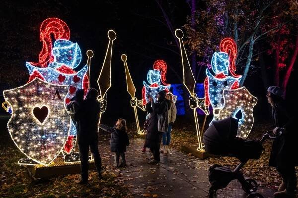Lumina park Praha - interaktivní procházka milionem světýlek