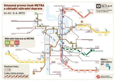Náhradní doprava místo metra v Praze zatím funguje, v Modřanech však už nejezdí tramvaje - Pražský patriot 