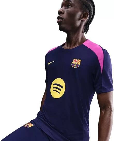 Pánské fotbalové tričko s krátkým rukávem Nike Dri-FIT FC Barcelona Strike 2025/26