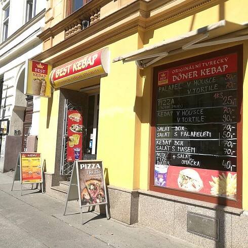 Exteriér - Best kebab, Brno