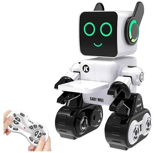 Robot na dálkové ovládání pro děti RC Cady Wile, bílá