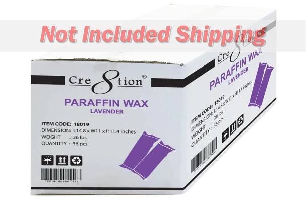 Cre8tion Paraffin Wax - LAVENDER, White CASE (Loại 1) (Pk: 6 packs/box, 6 boxes/case)