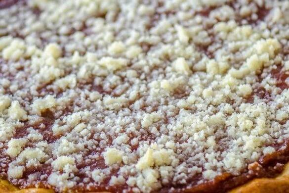 Žemlovka z vánočky s ricottou, jablky a borůvkami - Spicy Crumbs