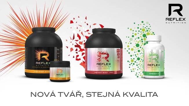 Reflex Nutrition přechází na nový design 