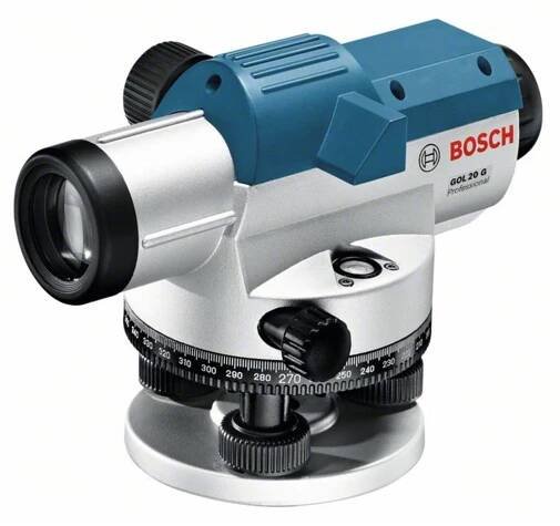 Bosch Professional GOL 20 G optický nivelační přístroj dosah (max.): 60 m Optické zvětšení (max.): 20 x