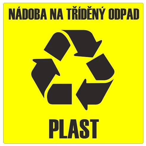 Plast samolepka