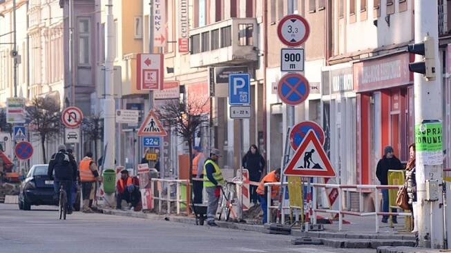 Rekonstrukce ulice 17. listopadu začíná | foto: Honza Ptáček