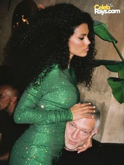 Tina Kunakey with husband