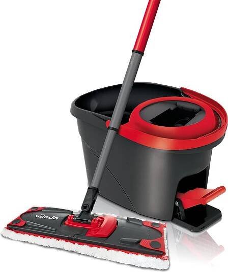 Vileda UltraMax Turbo kompletní sada s teleskopickou násadou Kbelík na mop Mop na podlahu