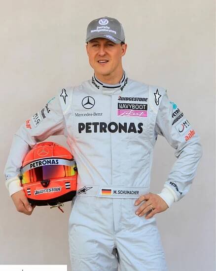 Michael Schumacher after joining the Mercedes F1 team in 2010. Photo: @michaelschumacher/Instagram