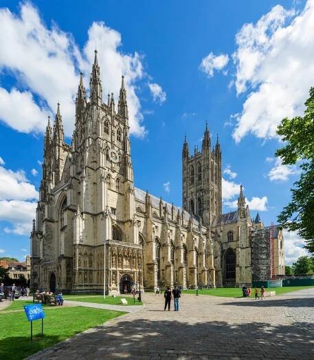 Canterbury Cathedral in Canterbury, Kent.