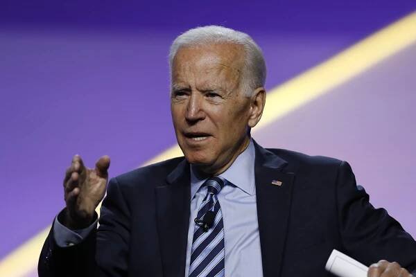 Former Vice President Joe Biden speaks during a candidates forum at the 110th NAACP National Convention.