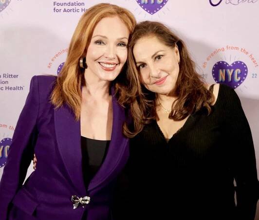 Amy Yasbeck, Kathy Najimy attend An Evening From The Heart fundraiser for The John Ritter Foundation in New York