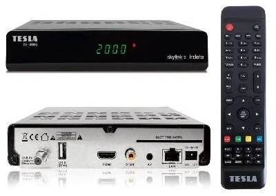 TESLA TE-3000 satelitní přijímač DVB-S2 FastScan certifikace Skylink