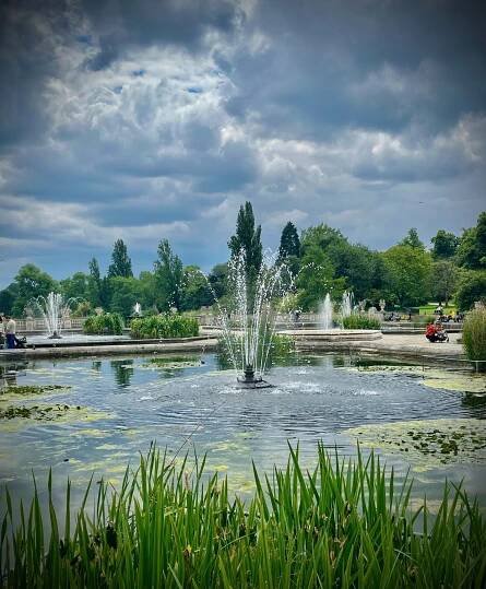 The Italian Gardens in Hyde Park