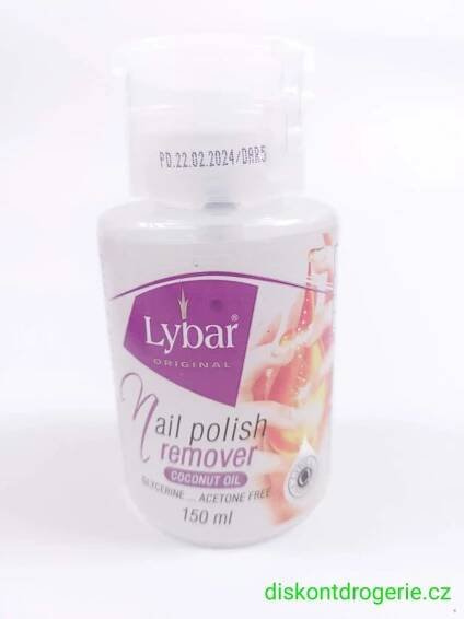 Lybar odlakovač na nehty s kokosovým olejem 150 ml : Drogerie, parfémy, BIO produkty