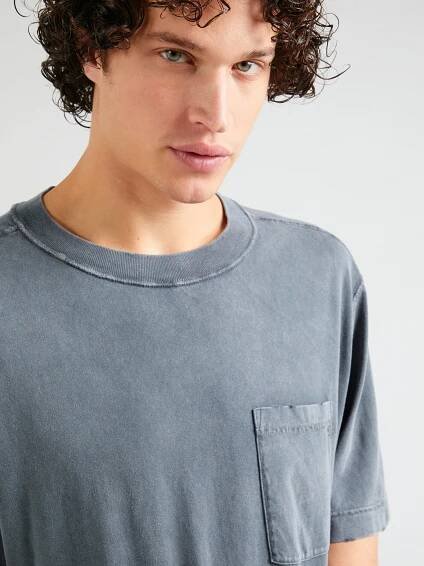 Abercrombie & Fitch Tričko – modrá