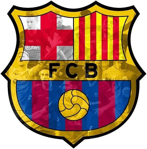 FC Barcelona - hráči - Dřevěné puzzle