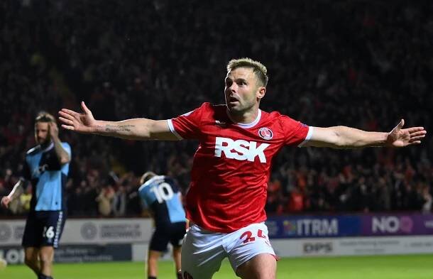 Matty Godden's 22nd goal of the season was the difference in Charlton's League