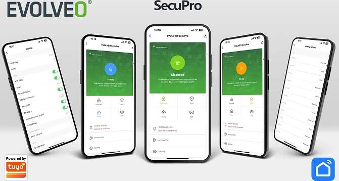 EVOLVEO SecuPro chytrý, bezdrátový, GSM&Wi-Fi
