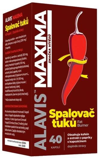 Alavis Maxima Spalovač tuků - 40 kapslí