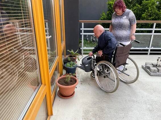Projekt zahradničení v domovech pro seniory - Dům seniorů Františkov, Liberec, příspěvková organizace