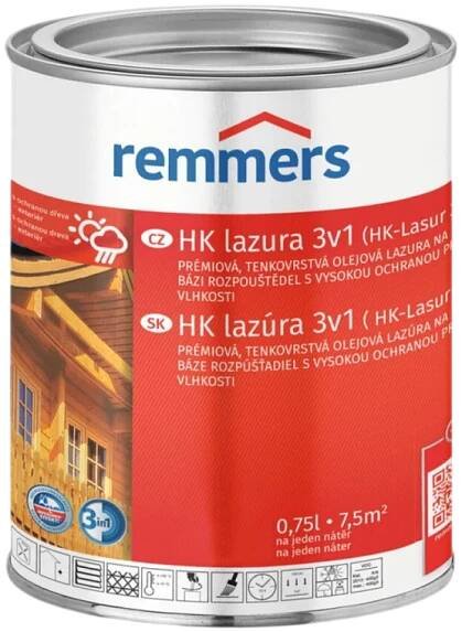 Remmers HK lazura 3v1 JEDLOVĚ ZELENÁ 2,5 l