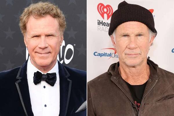 Will Ferrell arrives at the 29th Annual Critics Choice Awards at Barker Hangar on January 14, 2024 in Santa Monica, California; Chad Smith of Red Hot Chili Peppers attends the 2023 iHeartRadio ALTer EGO Presented by Capital One at The Kia Forum on January 14, 2023 in Inglewood, California.