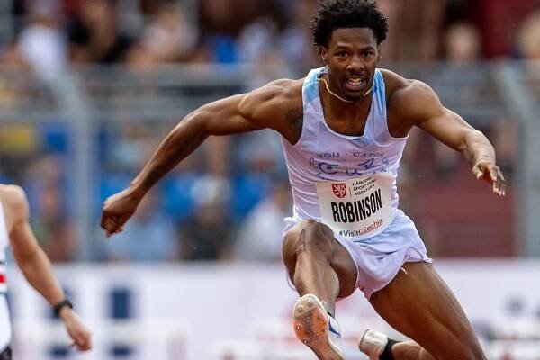 Chris Robinson: Der US-Amerikaner triumphierte über die 400 Meter Hürden.
